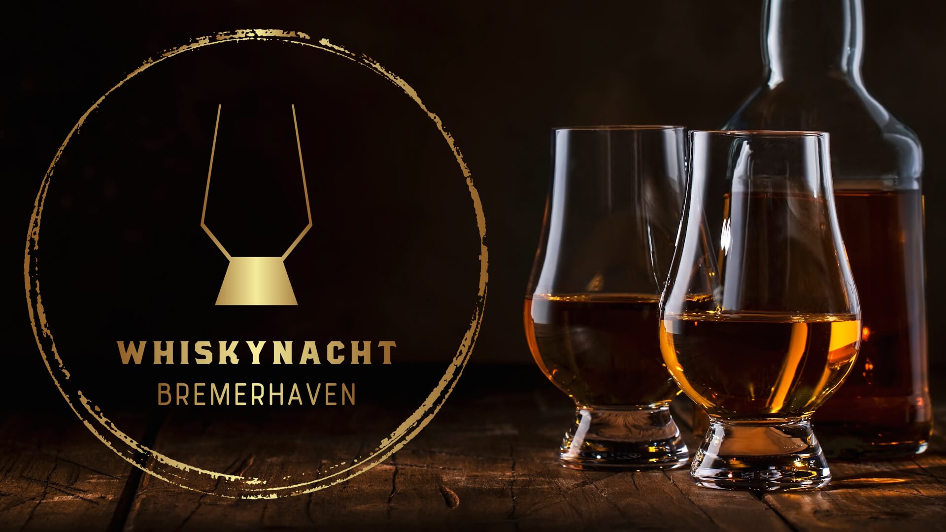 Werbung für Whiskynacht Bremerhaven