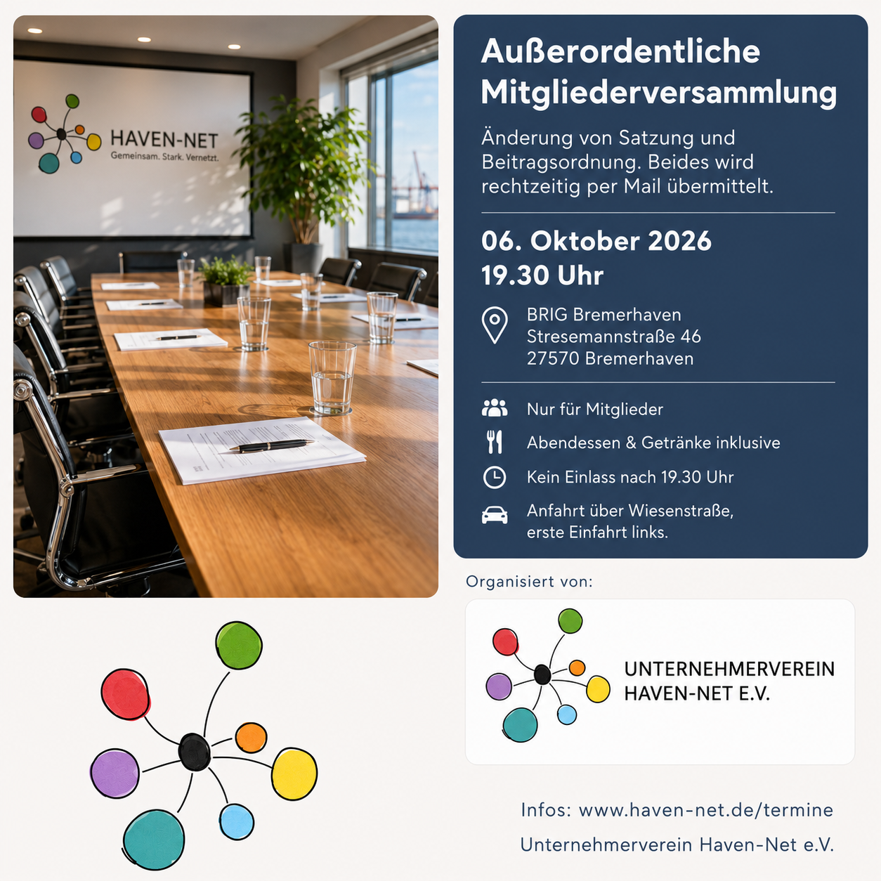 Logo des Unternehmerverein Haven-Net e.V.