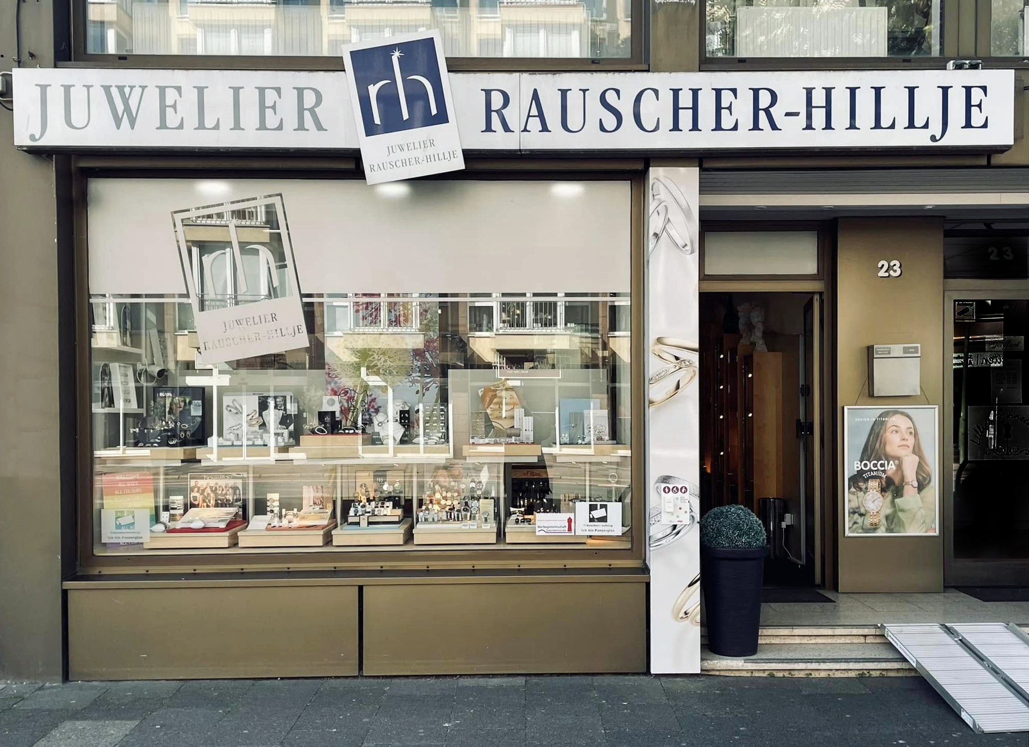 Einblick in Juwelier Rauscher-Hillje