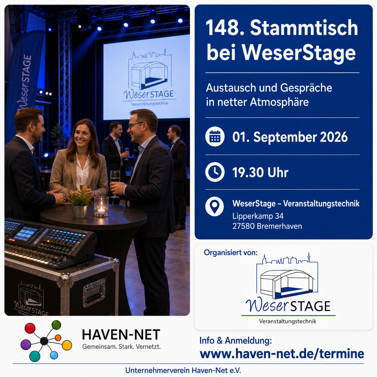 Logo des Unternehmerverein Haven-Net e.V.