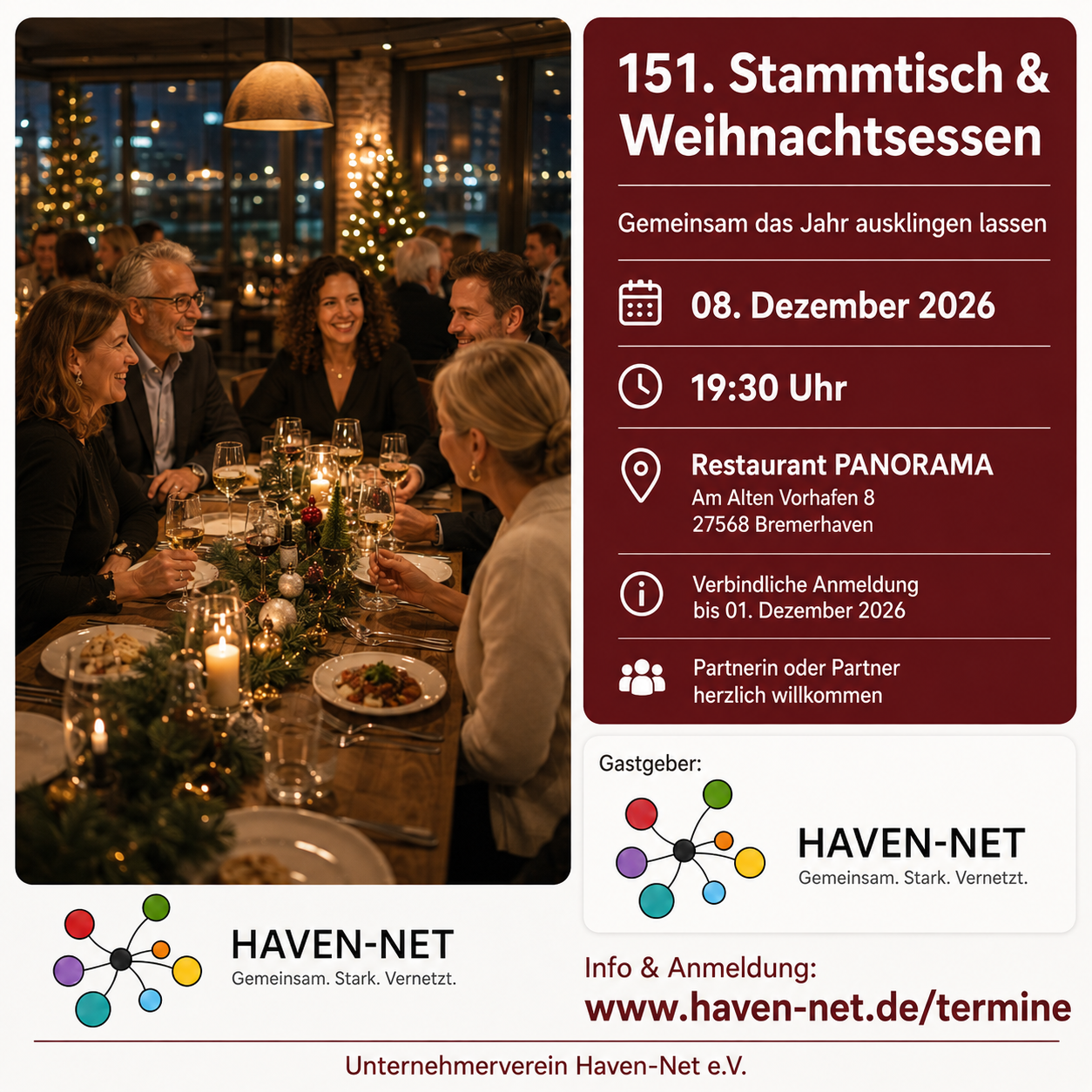 Logo des Unternehmerverein Haven-Net e.V.